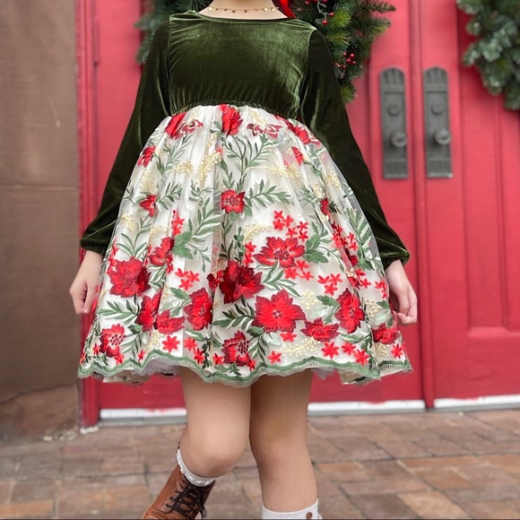 Mini Boho Noel dress & matching bloomer shorts size 10 - Picture 3 of 5